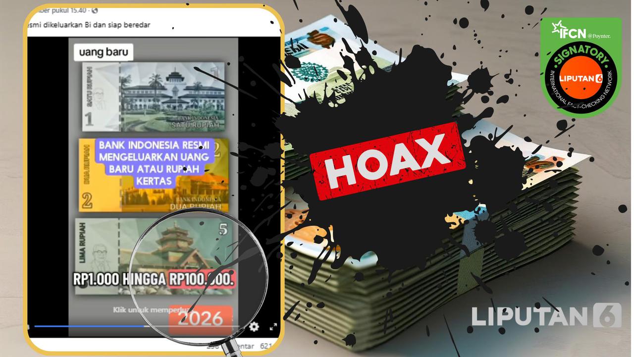 Deretan Penampakan Uang Rupiah Baru Ini Hoaks, Simak Faktanya