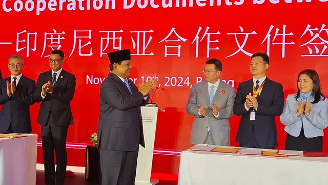 Disaksikan Prabowo, Pionir RI-China Teken Perjanjian Investasi Senilai USD 10,7 Miliar - News berita69.org