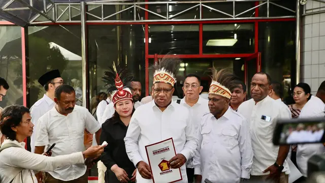 Diusung Gerindra Jadi Cagub, John Wempi Wetipo Berkomitmen Bangun Papua Tengah - Pemilu berita69.org