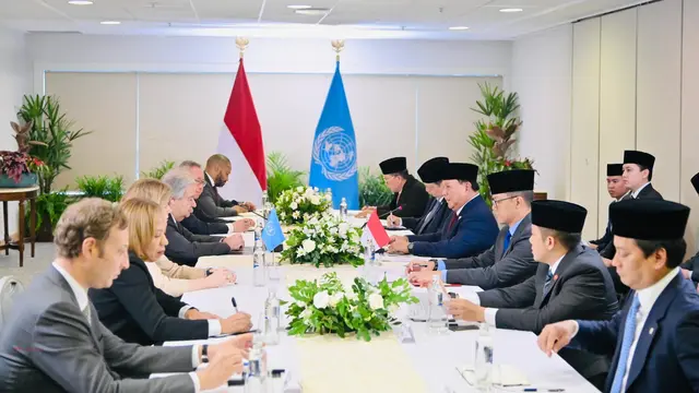 Dukungan Indonesia untuk Palestina, Komitmen Perdamaian dari Prabowo di Hadapan Sekjen PBB - News berita69.org