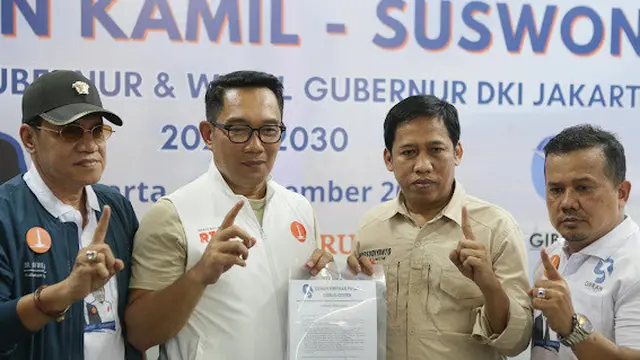 Gibran Center Deklarasi Dukung Ridwan Kamil-Suswono di Pilkada Jakarta 2024 - Pemilu berita69.org