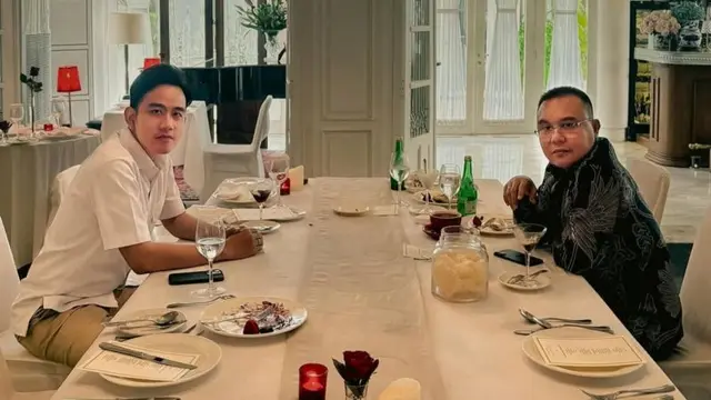 Gibran Unggah Momen Makan Siang Bareng Sufmi Dasco, Menunya Bakso hingga Tumis Daun Pepaya - News berita69.org