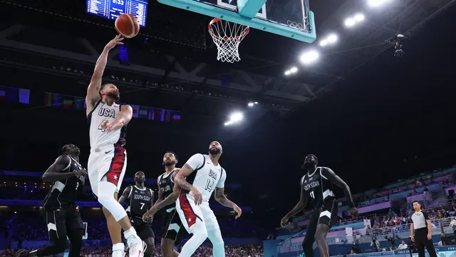 Hajar Sudan Selatan, Tim Basket Amerika Serikat Melaju ke Perempat Final Olimpiade 2024 - Bola berita69.org