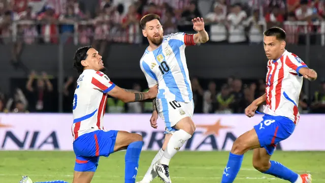 Hasil Kualifikasi Piala Dunia 2026 Zona CONMEBOL: Kejutan, Paraguay Kalahkan Argentina, Brasil Main Imbang - Bola berita69.org