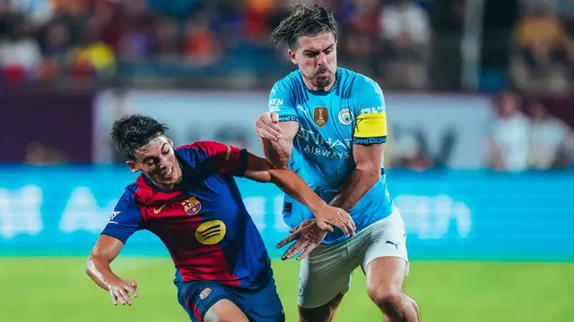 Hasil Laga Pramusim: Barcelona Kalahkan Manchester City Lewat Adu Penalti - Bola berita69.org
