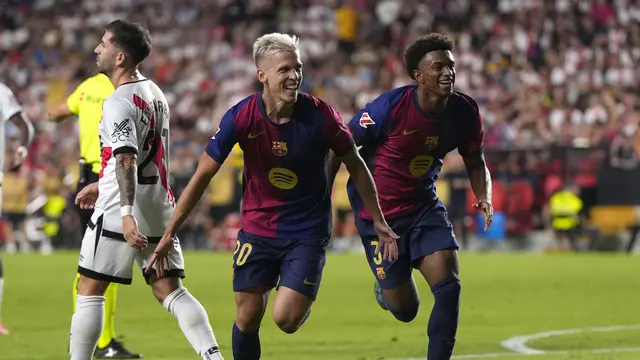 Hasil LaLiga: Barcelona Tekuk Rayo Vallecano, Gol Debut Dani Olmo Jadi Penentu Kemenangan - Bola berita69.org
