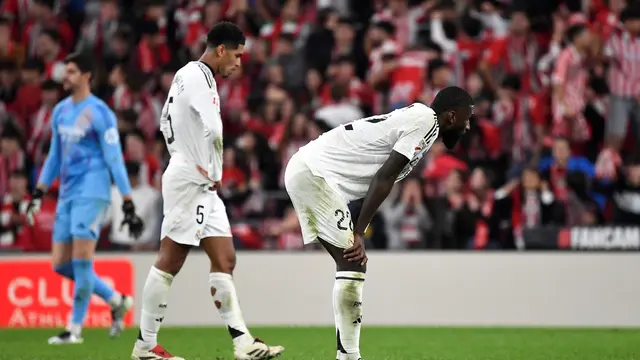 Hasil LaLiga: Dihajar Athletic Bilbao, Real Madrid Gagal Pangkas Jarak dengan Barcelona - Bola berita69.org