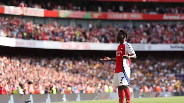 Hasil Liga Inggris: Arsenal Buka Musim Baru dengan Kemenangan, Sikat Wolverhampton - Bola berita69.org