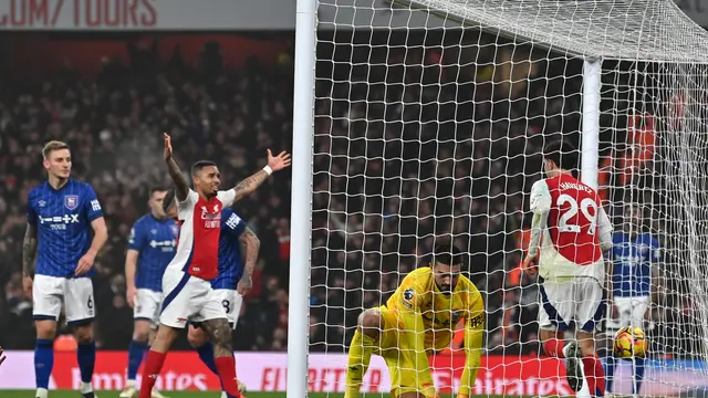 Hasil Liga Inggris: Arsenal Susah Pajah Jinakkan Ipswich - Bola berita69.org