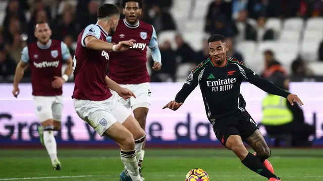 Hasil Liga Inggris West Ham vs Arsenal: Drama 7 Gol Warnai Kemenangan The Gunners atas Tuan Rumah - Bola berita69.org