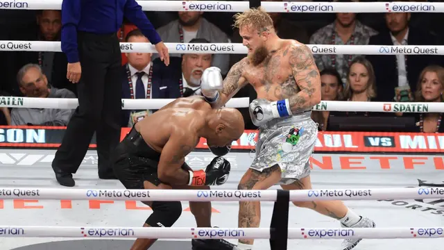 Hasil Mike Tyson vs Jake Paul: Tampil Perkasa 8 Ronde, El Gallo Menang Mutlak atas Iron Mike - Bola berita69.org