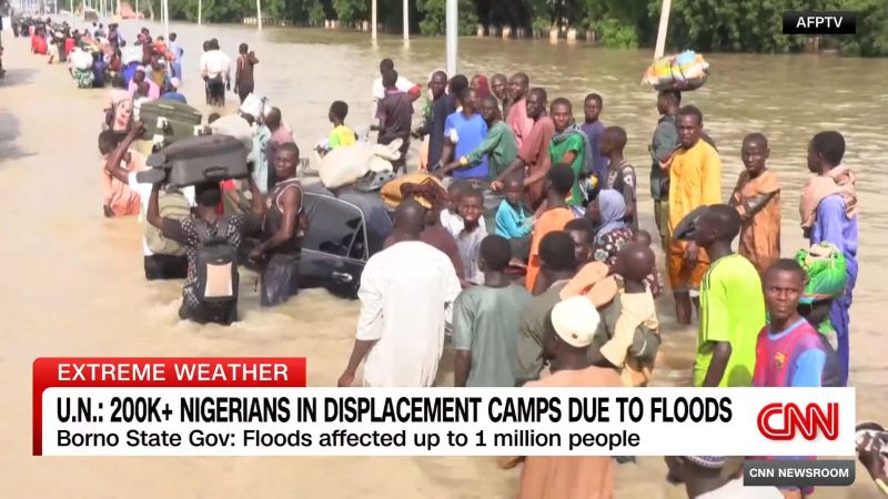Banjir Nigeria: Lebih dari 200 narapidana melarikan diri saat penjara dirobohkan | berita