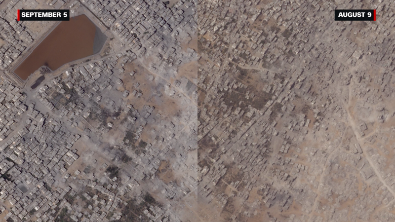Gambar satelit mengungkapkan kehancuran luas di kota Gaza saat Israel meningkatkan penyerangan | berita