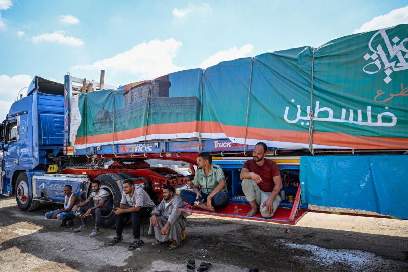 Seperti apa blokade Gaza melalui mata pengemudi truk Mesir dan pekerja bantuan | berita