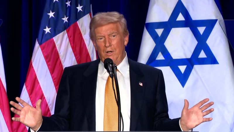 Trump mengatakan pemilih Yahudi akan âbanyakâ disalahkan jika dia kalah | Politik berita