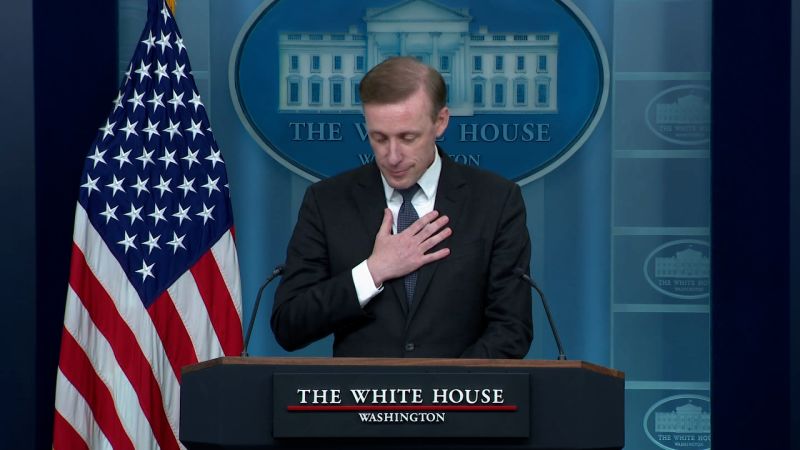 Video: Jake Sullivan tersedak saat mengumumkan kesepakatan untuk membebaskan orang Amerika | berita