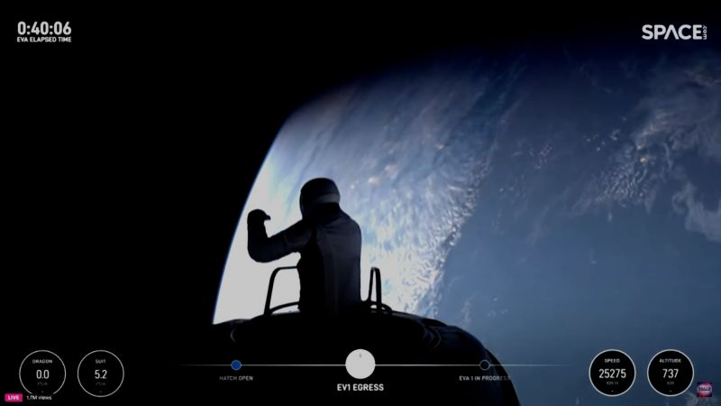Video: Tonton wahana antariksa komersial pertama yang dilakukan misi SpaceX Polaris Dawn | berita