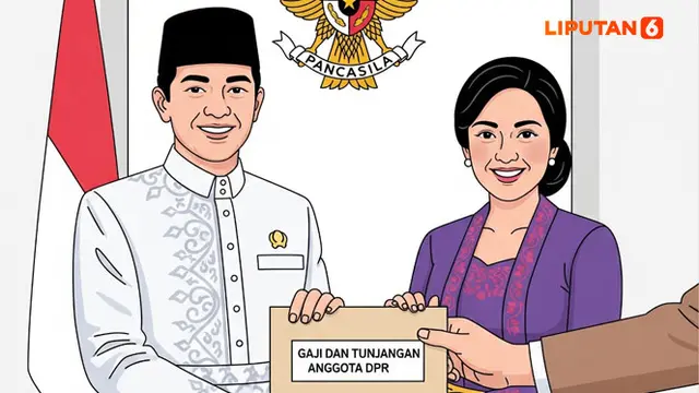 Infografis Gaji hingga Tunjangan Anggota DPR Tahun 2025 - News berita69.org