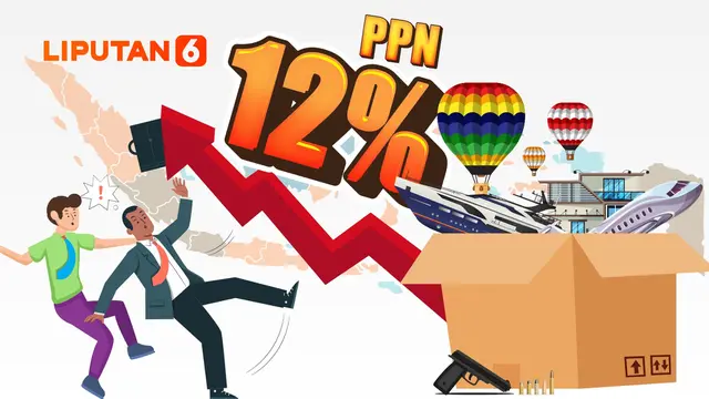 Infografis PPN 12 Persen Hanya Berlaku Kategori Barang dan Jasa Mewah serta Sederet Daftarnya - News berita69.org