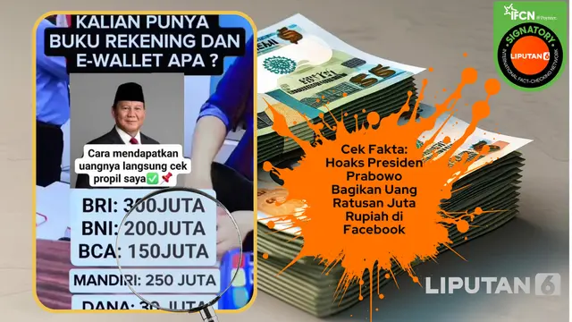 Jangan Gampang Percaya Kabar Pembagian Uang dari Pejabat, Sebelum Cek Daftar Hoaks Berikut Ini - Cek Fakta berita69.org