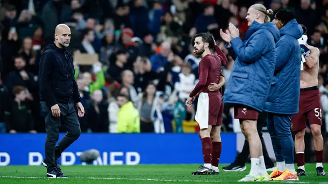 Jelang Duel Liverpool vs Manchester City, Pep Guardiola Jelaskan Goresan Luka di Hidung dan Dahi - Bola berita69.org