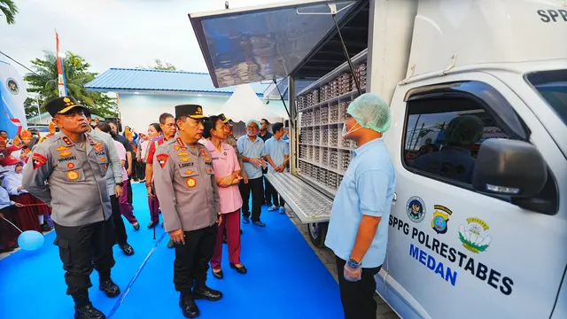 Kapolri Tinjau SPPG Polrestabes Medan, Pastikan MBG Tepat Sasaran - News berita69.org