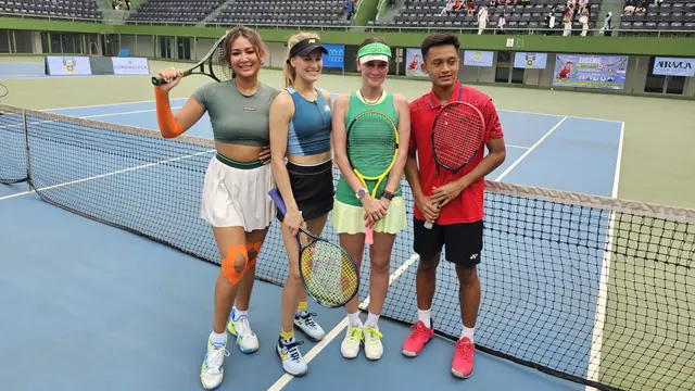 Kejutan, Luna Maya Kalahkan Mantan Petenis Nomor 5 Dunia Eugenie Bouchard - Bola berita69.org