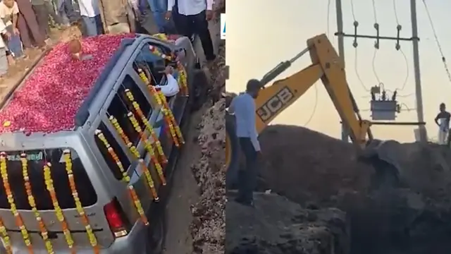 Keluarga India Adakan Pemakaman Mobil Rp 71 Juta, Buat Liang Lahat Raksasa - Hot berita69.org