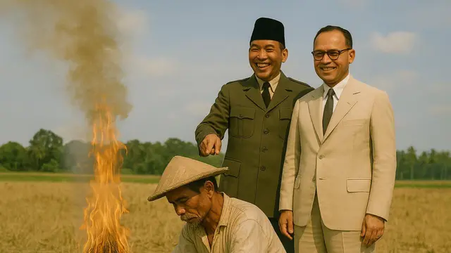Kisah Soekarno-Hatta Tertawa Terpingkal Ditunjuki Asap Revolusi Ternyata Petani Bakar Jerami - News berita69.org