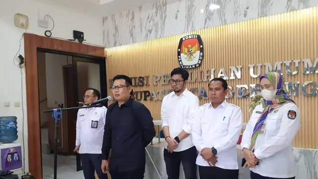 KPU Nyatakan 3 Bakal Cabup-Cawabup Kabupaten Tangerang Sudah Penuhi Syarat Administrasi - Pemilu berita69.org