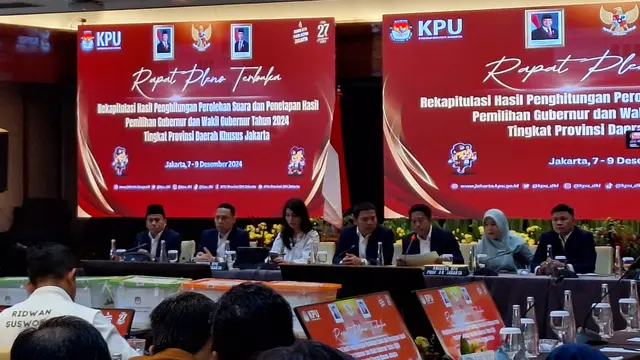 KPU Umumkan Hasil Rekapitulasi Suara Pilgub Jakarta, Pramono-Rano Unggul - Pemilu berita69.org