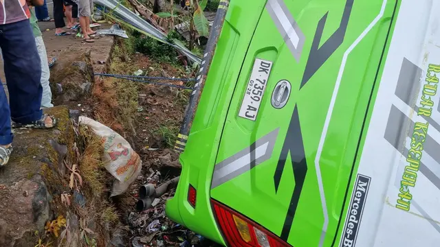 Kronologi Bus Rombongan Warga Rawa Belong Jakbar Terguling di Jalur Puncak Bogor - News berita69.org
