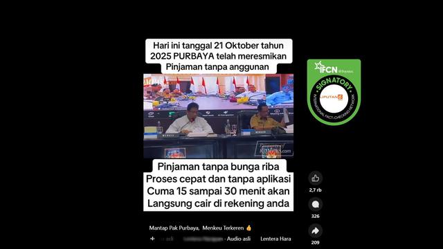 Kumpulan Hoaks Seputar Menkeu Purbaya, Cek Faktanya