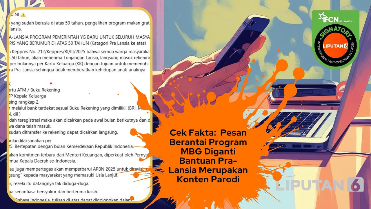Kumpulan Hoaks Seputar Pergantian Program MBG, Simak Daftarnya