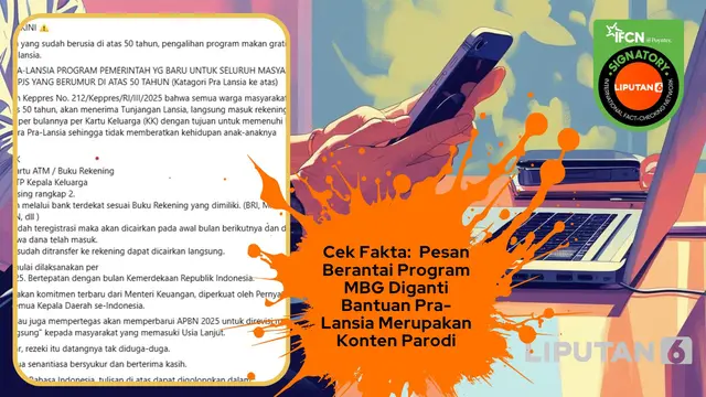 Kumpulan Pesan Berantai Hoaks Terbaru yang Beredar, dari Soal MBG hingga Korban Begal - Cek Fakta berita69.org