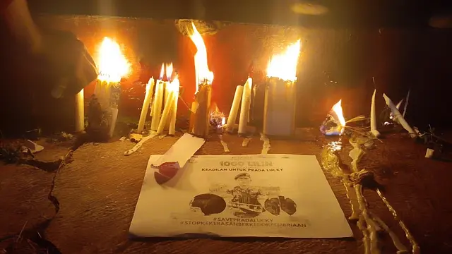Mahasiswa Nyalakan 1.000 Lilin di Kupang, Tuntut Keadilan dan Transparansi Kasus Prada Lucky - News berita69.org