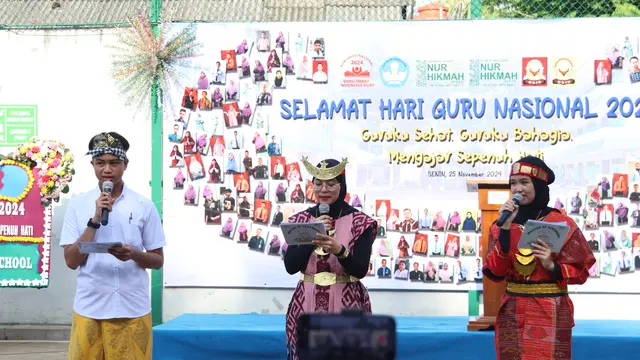 Meriahkan Hari Guru Nasional, Guru Islam Nur Hikmah Bekasi Gelar Pentas Seni Budaya - News berita69.org
