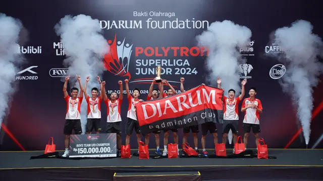 PB Djarum Sapu Bersih 4 Piala Bergengsi di Superliga Junior 2024 - Bola berita69.org