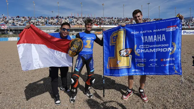Pembalap Indonesia Aldi Satya Mahendra Juara Dunia WorldSSP300 2024 - Bola berita69.org