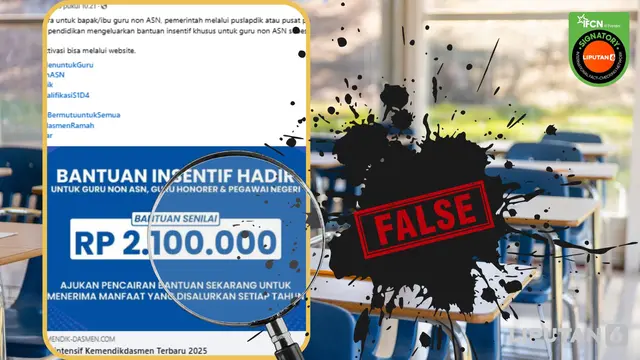 Pendaftaran Insentif Palsu Incar Guru Non ASN, Begini Cara Deteksinya - Cek Fakta berita69.org