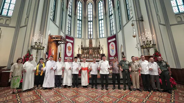 Perayaan Natal 2024, Jajaran Menteri hingga Pj Gubernur Jakarta Kunjungi Katedral - News berita69.org