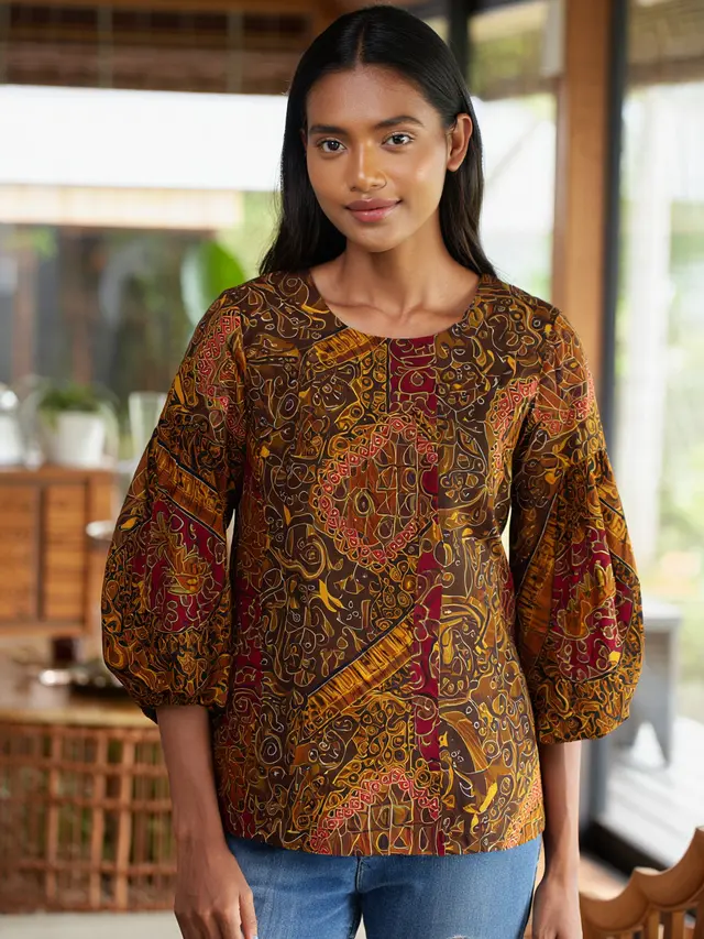 Pesona 9 Batik Klasik Modern Lengan Balon untuk Tampil Stylish, Harmoni Tradisi dan Tren Terkini - Hot berita69.org