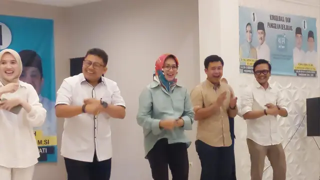 Pimpin Senam Bareng Simpatisan, Airin: Pesta Demokrasi Harus dengan Gembira - Pemilu berita69.org
