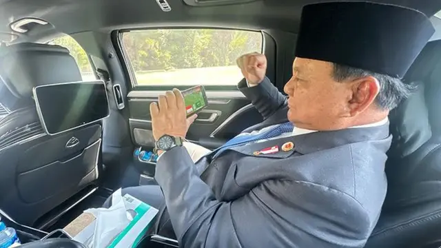 Prabowo Sempatkan Nonton Timnas Indonesia Vs Arab Saudi di Mobil Saat Kunker di Brasil - News berita69.org