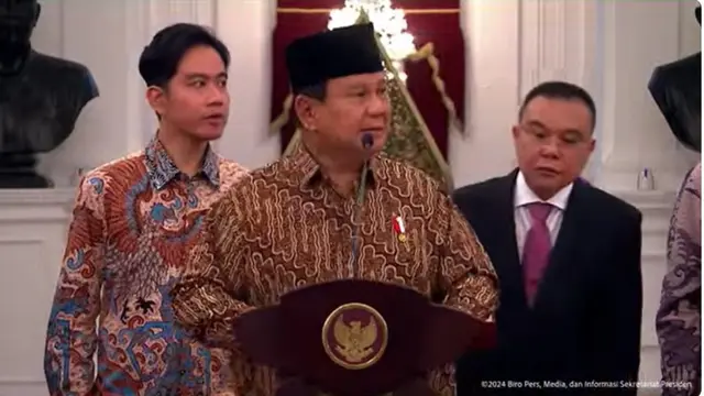 Prabowo Umumkan 48 Menteri Kabinet Merah Putih, Ini Daftarnya - News berita69.org