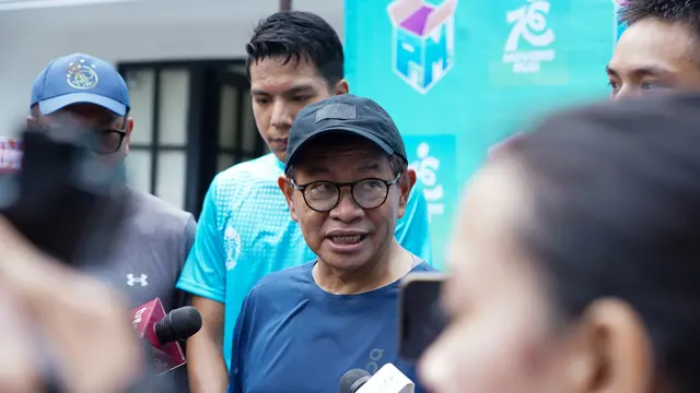 Pramono Anung Olahraga di Kawasan CFD, Disapa Banyak Warga - Pemilu berita69.org