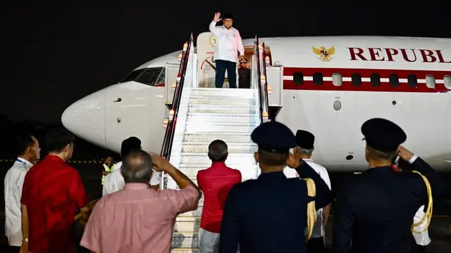 Presiden Prabowo Kembali ke Indonesia Usai Hadiri Parade Hari Nasional Singapura 2025 - News berita69.org