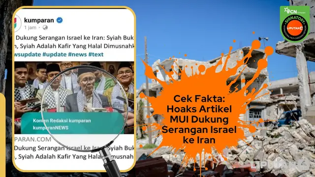 Ragam Hoaks yang Dikaitkan dengan Israel, Simak Faktanya - Cek Fakta berita69.org