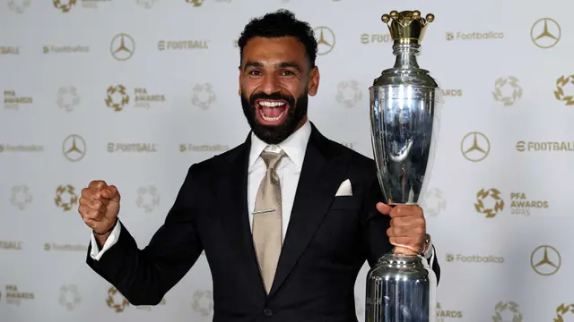 Raih Gelar PFA Player of the Year Lagi, Mohamed Salah: Terima Kasih Semuanya, Luar Biasa! - Bola berita69.org