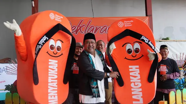 Rano Karno Terima Dukungan Pemuda Kaum Betawi di Pilkada DKI Jakarta - Pemilu berita69.org